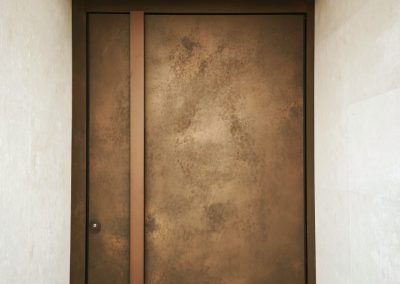 Instalación de puerta acero